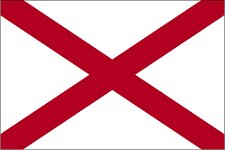 Flag of Alabama, USA