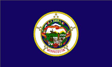 Flag of Minnesota, USA