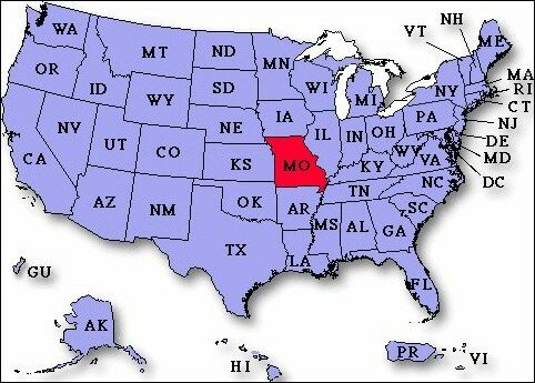 Missouri, USA Location
