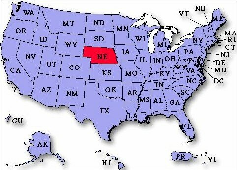 Nebraska, USA Location