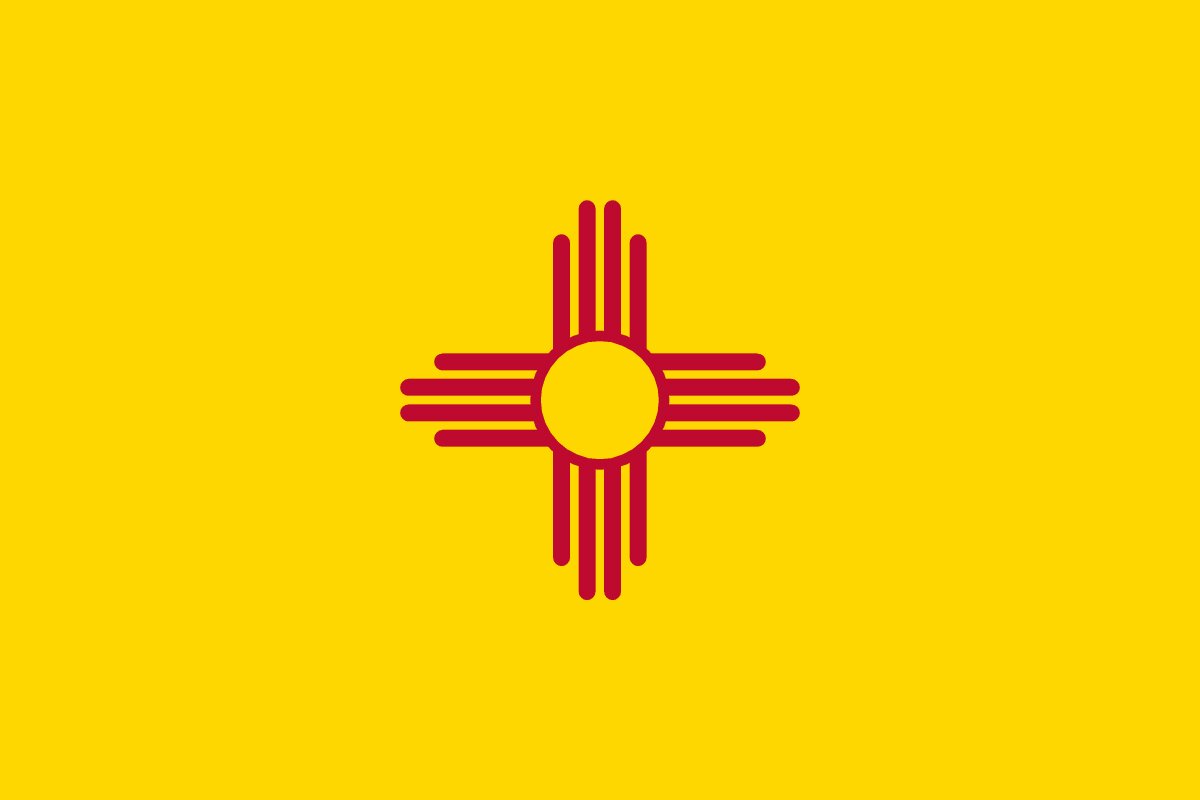 Flag of New Mexico, USA