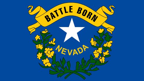 Flag of Nevada, USA