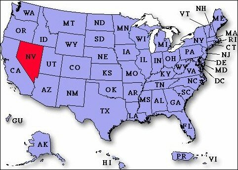 Nevada, USA Location