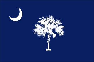 Flag of South Carolina, USA