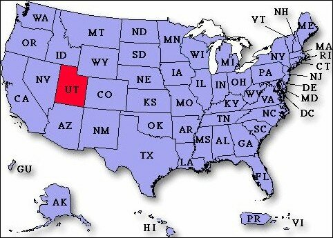 Utah, USA Location