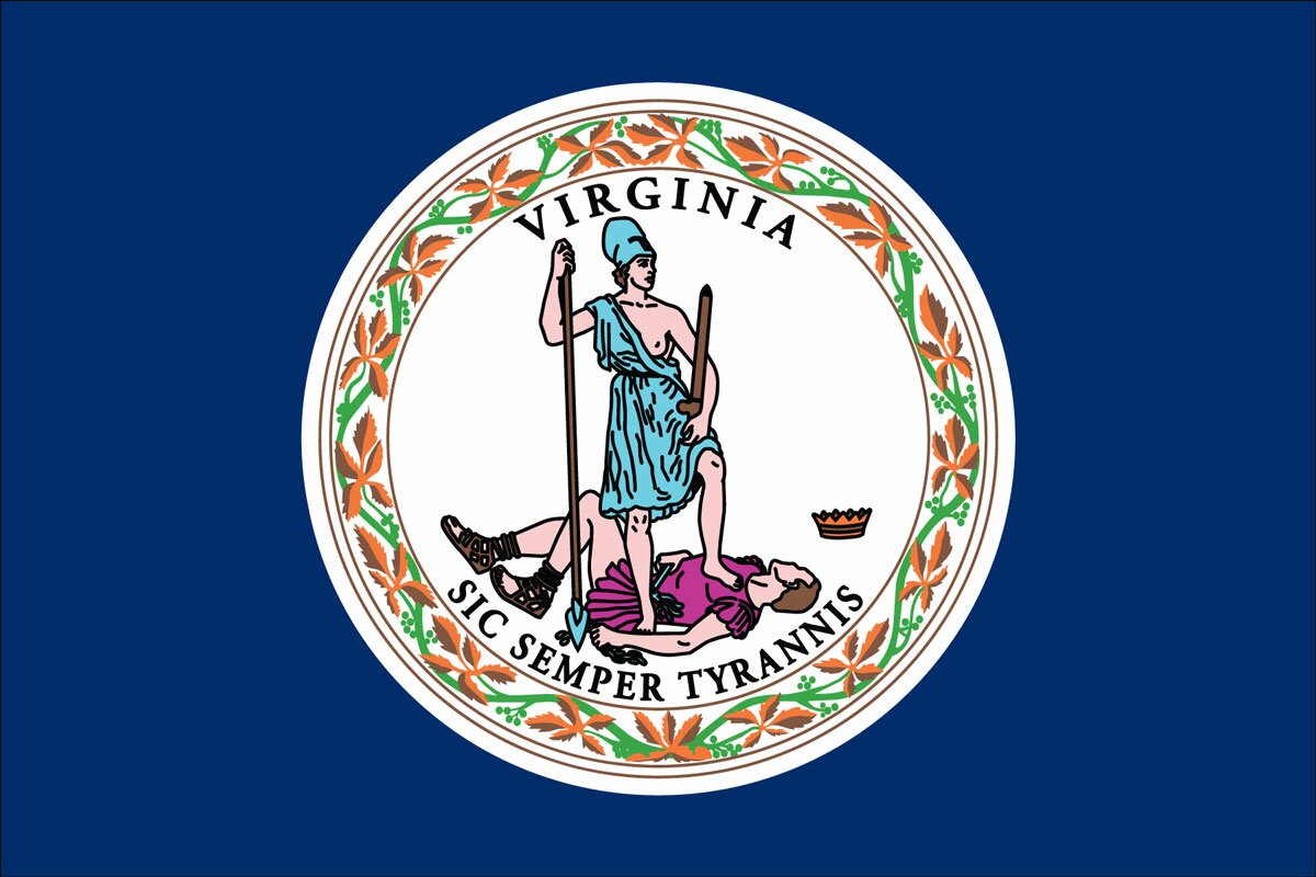 Flag of Virginia, USA